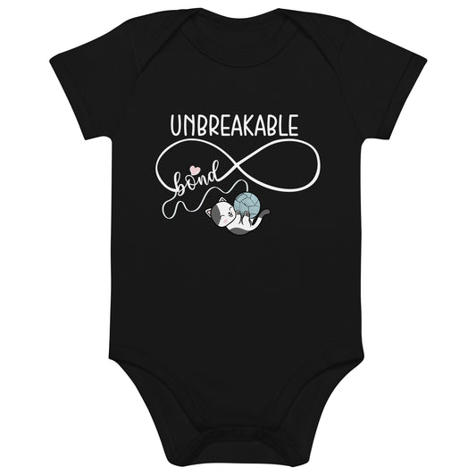 Unbreakable Bond, Baby Boy Organic Cotton Bodysuit